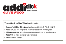 Load image into Gallery viewer, addiClick Olive Wood