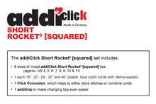 Load image into Gallery viewer, AddiClick Short Rocket (aiguilles carrées)