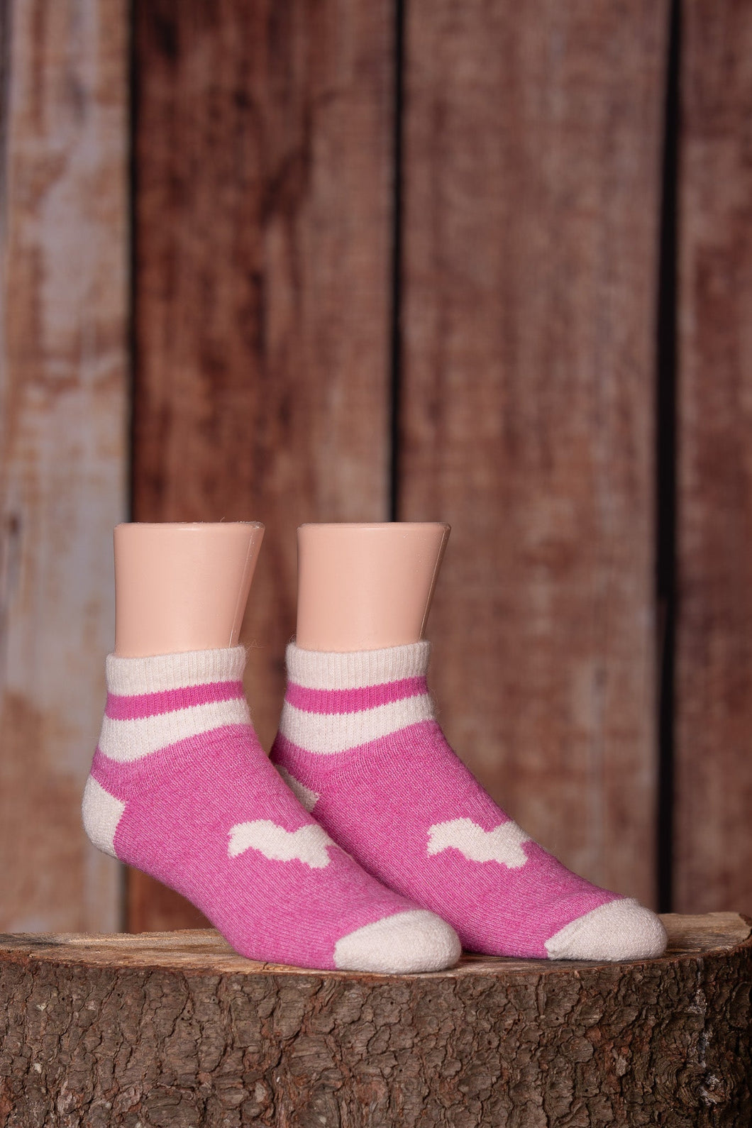 Bas pantoufle thermique en alpaga