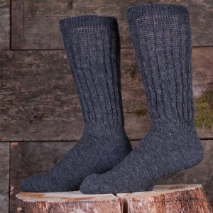 Diabetic alpaca socks Charcoal
