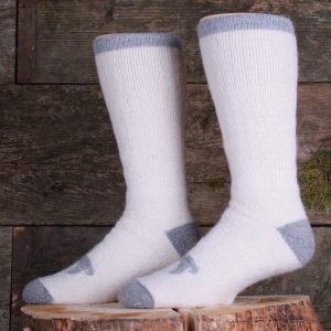White Thermal Alpaca Socks